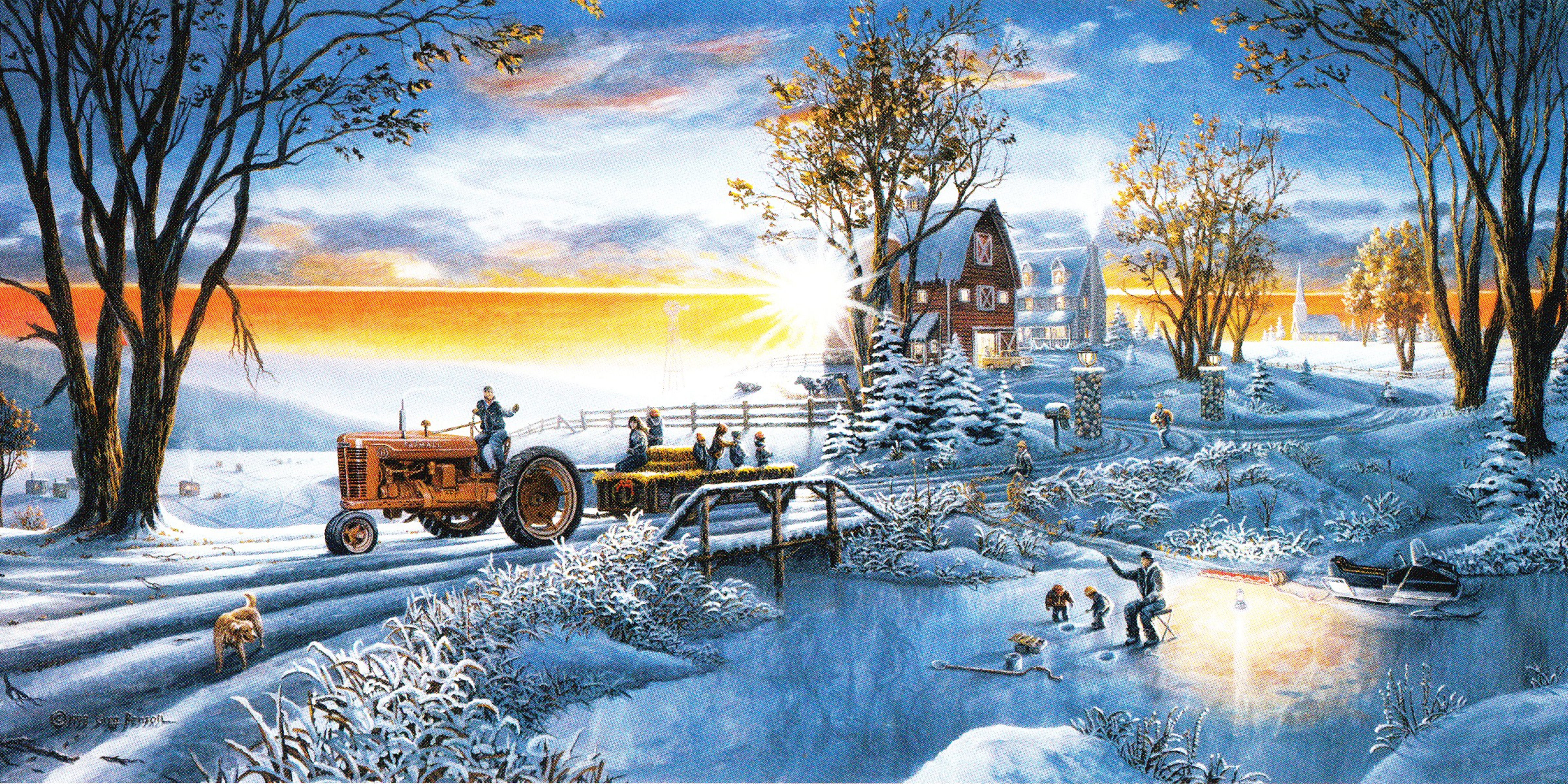 Country Reflections Print