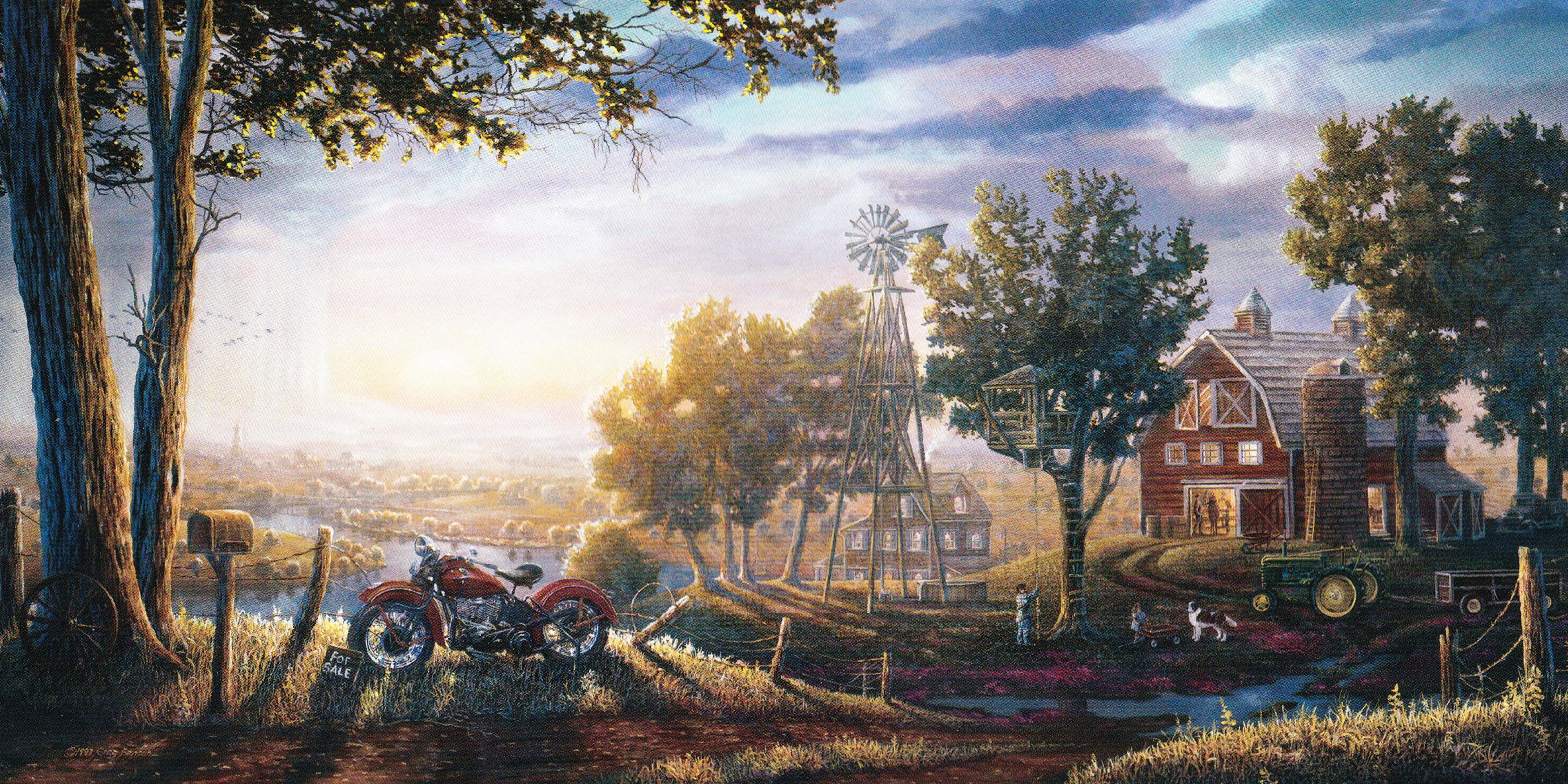 Echoes of the Past Print