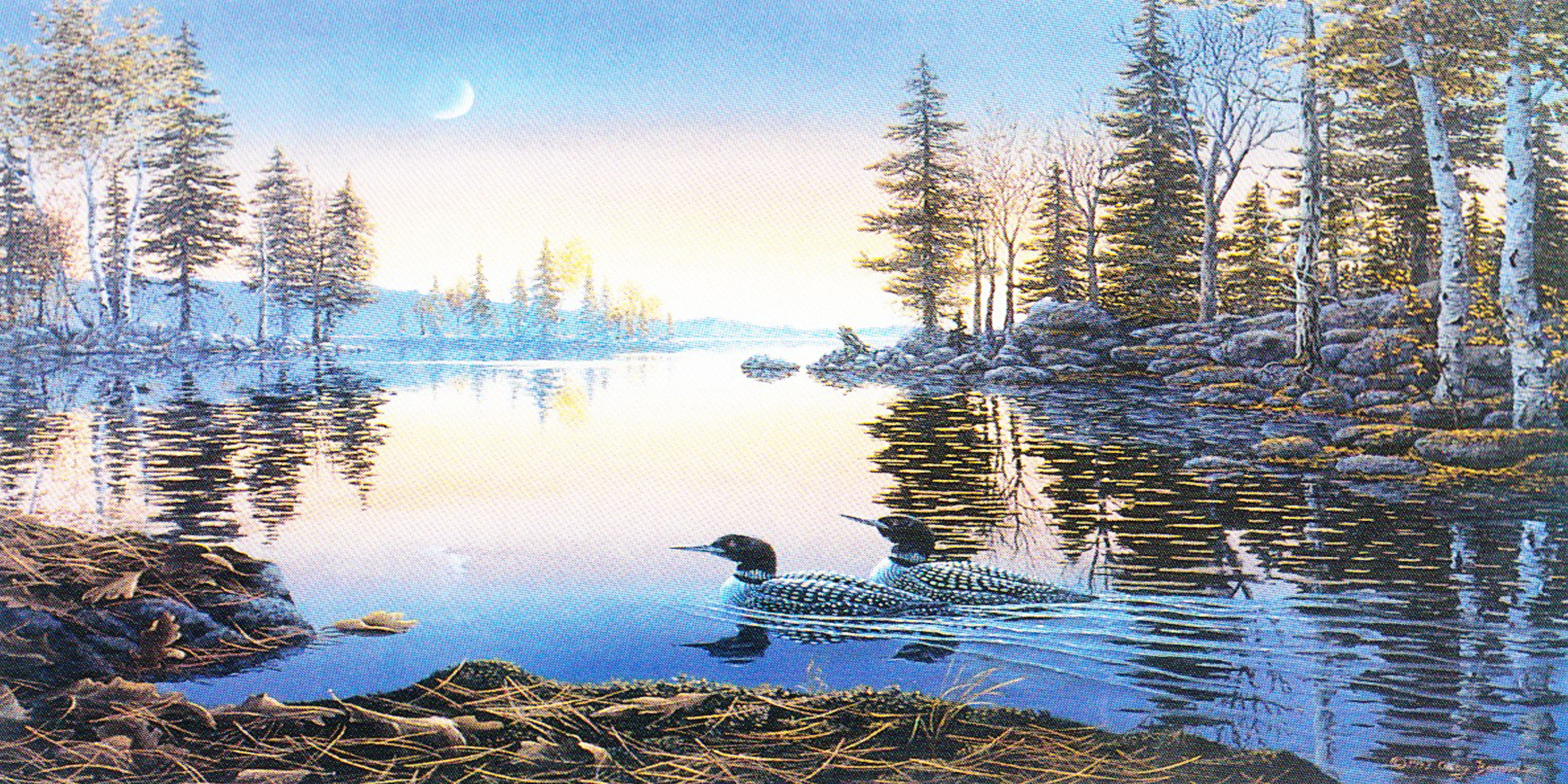 Together at Dawn Print