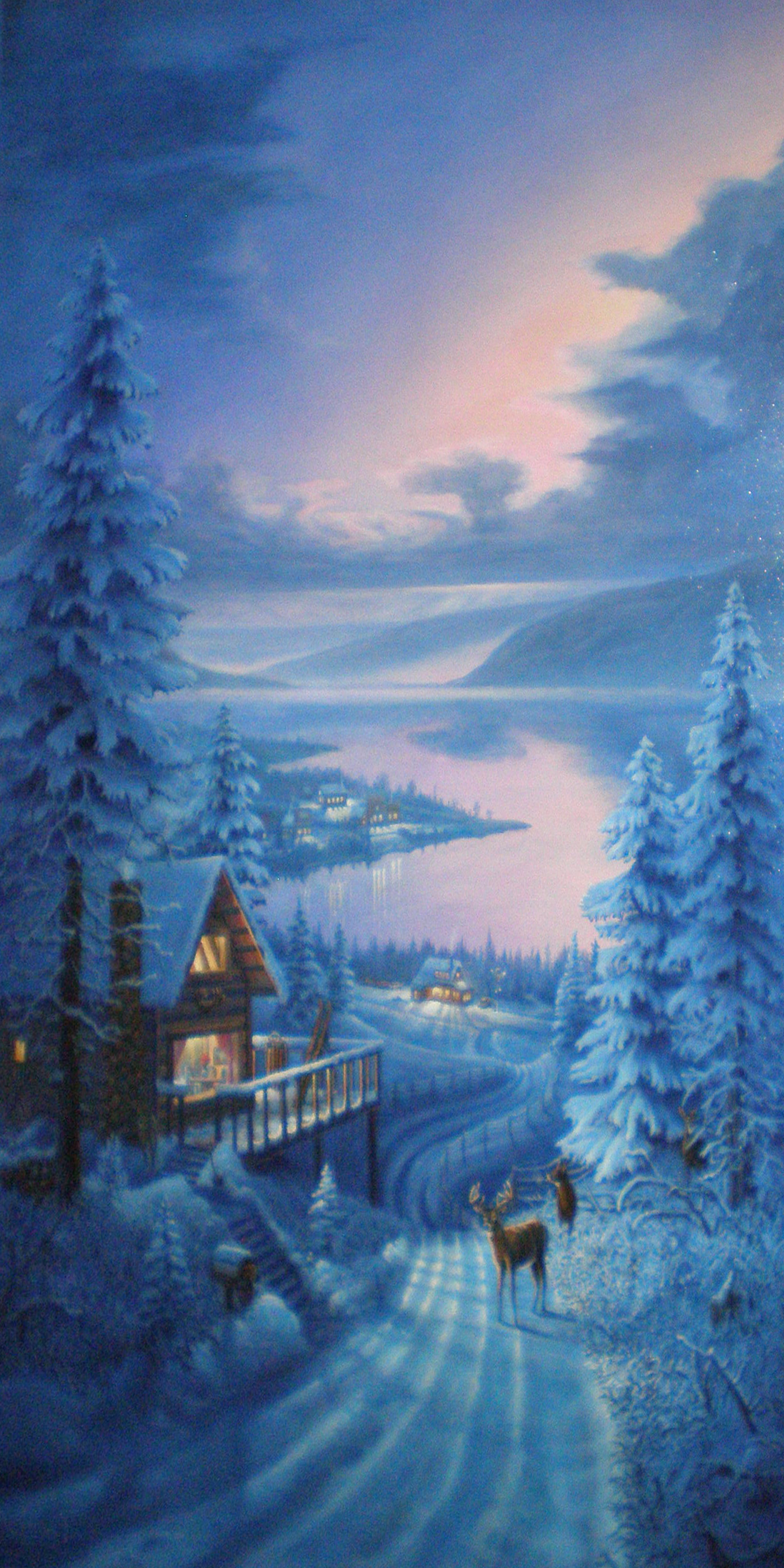 Twilight Visitors Print